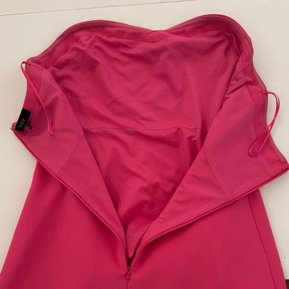 LIKELY High Low Maxi Strapless Sweetheart Neckline Lovelle Dress Gown, Pink, 8 - Picture 9 of 14